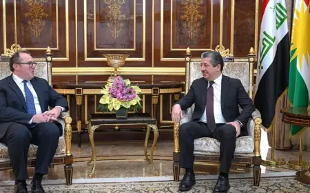 Mesrur ​​Barzani, ABD'li heyetle Irak Hükümetinin kurulmasını görüştü