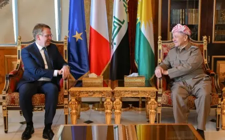 Fransa’dan Başkan Barzani’ye Seçim Tebriği ve Siyasi Destek