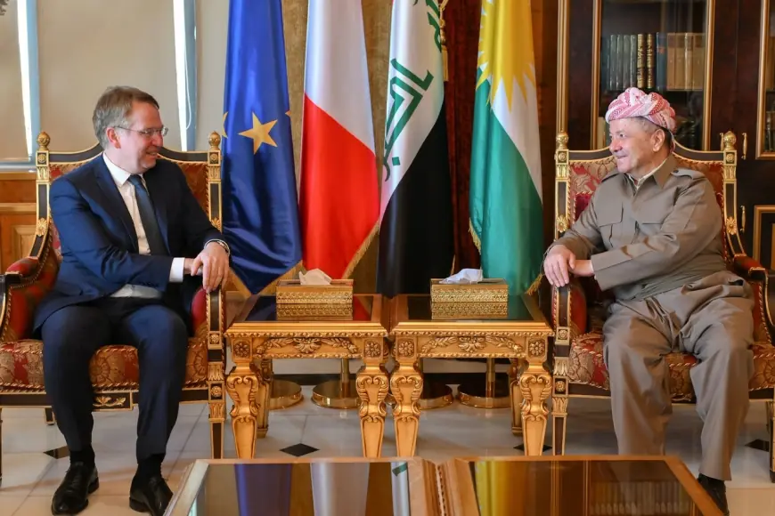 Fransa’dan Başkan Barzani’ye Seçim Tebriği ve Siyasi Destek