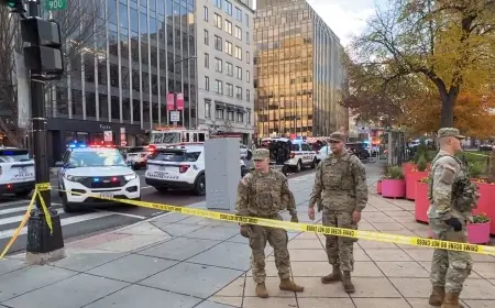 Beyaz Saray yakınlarında iki ABD askeri vuruldu