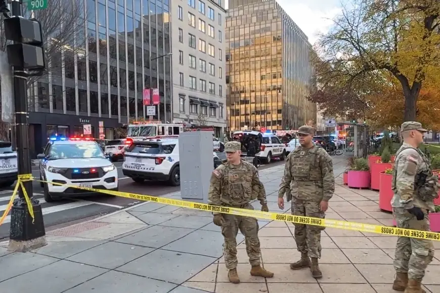 Beyaz Saray yakınlarında iki ABD askeri vuruldu