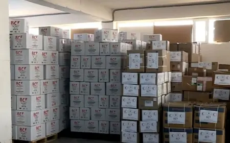 Barzani Yardım Vakfı, Afrin’de 200 aileye yardım paketi dağıttı