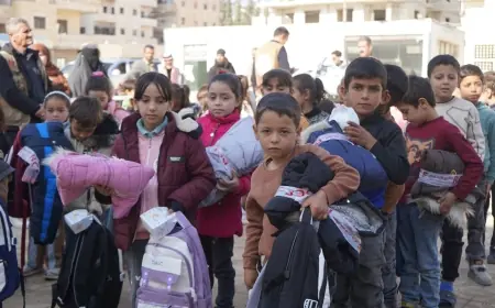 Dezgeha Xêrxwaziya Barzanî li Efrînê alîkariya 200 malbat û 100 zarokên sêwî kir