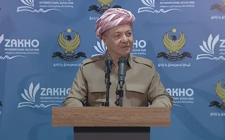 Mesud Barzani, Uluslararası Kitap Fuarı’nı Açtı: Dün Cezire’deydik, Bugün Zaho’da