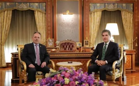 Neçirvan Barzani, İsviçre’nin Bağdat Büyükelçisini kabul etti