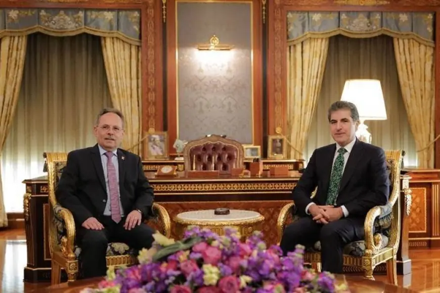 Neçirvan Barzani, İsviçre’nin Bağdat Büyükelçisini kabul etti