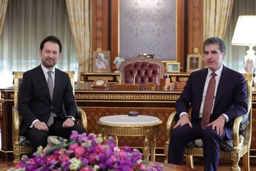 Neçirvan Barzani Japonya Dışişleri Bakanlığı heyetini kabul etti