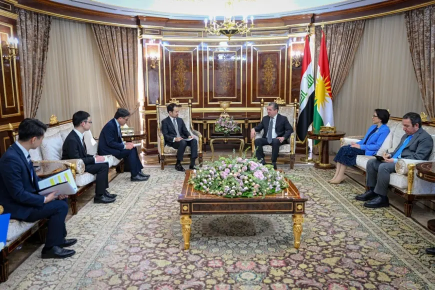 Mesrur Barzani, Japon heyetiyle yeni hükümetin kurulmasını görüştü