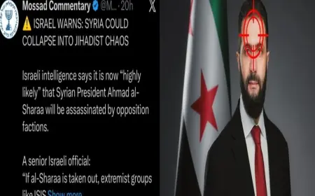 Mossad: Şara’ya suikast geliyor… Suriye kaosa sürüklenebilir
