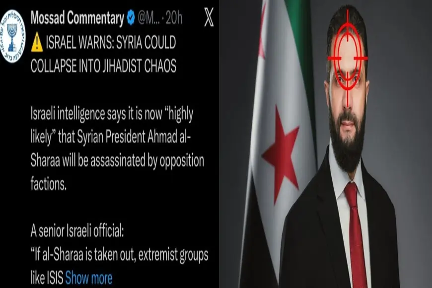 Mossad: Şara’ya suikast geliyor… Suriye kaosa sürüklenebilir