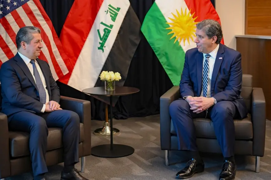 Mesrur Barzani, ABD Dışişleri Bakan Yardımcısı ile bir araya geldi