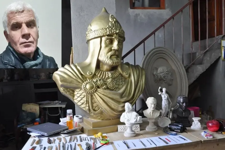 Karslı ünlü heykeltıraş evinde ölü bulundu