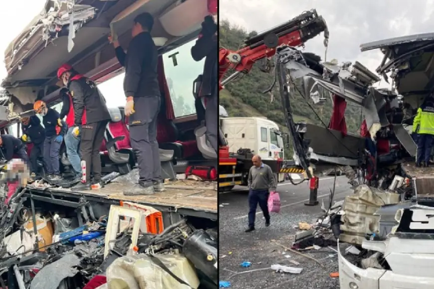 Osmaniye'de katliam gibi kaza: Yolcu otobüsü, TIR'a çarptı; 7 ölü!