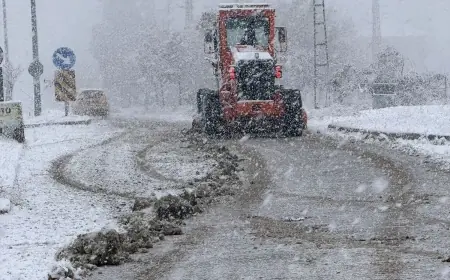 Meteoroloji'den 4 il için yoğun kar yağışı uyarısı