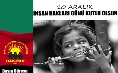 HAK-PAR: İnsan Hakları Günü Kutlu Olsun
