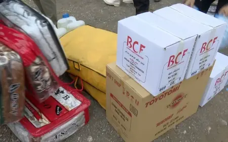 Barzani Yardım Vakfı'ndan Çemçemal'daki selzedelere yardım