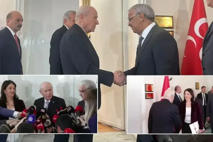 Bahçeli ve DEM Parti heyeti görüştü: 'İkinci aşamaya geçildi'