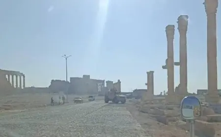 ABD heyeti Palmira’da: Suriye çölünde yeni stratejik hamle