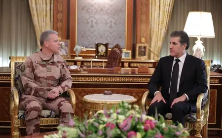 Neçirvan Barzani, Fransız Askeri Heyeti ile Bölge Güvenliğini Görüştü