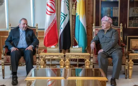 Başkan Barzani İran'ın Bağdat Büyükelçisni kabul etti