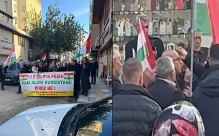 Kızıltepe'de Polis, PWK’nin Kürdistan Bayrak Günü Kutlamasına Müdahale Etti