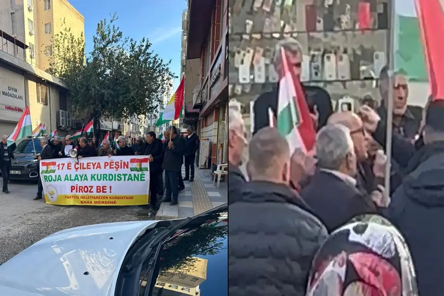 Kızıltepe'de Polis, PWK’nin Kürdistan Bayrak Günü Kutlamasına Müdahale Etti