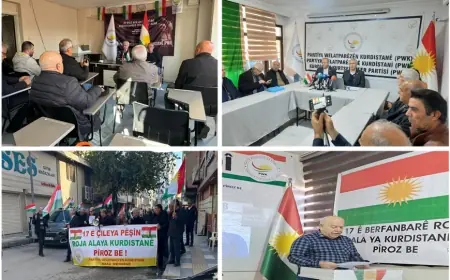 PWK, Diyarbakır, Mardin, Batman, Van ve İstanbul'da Kürdistan Bayrağı Günü'nü Kutladı