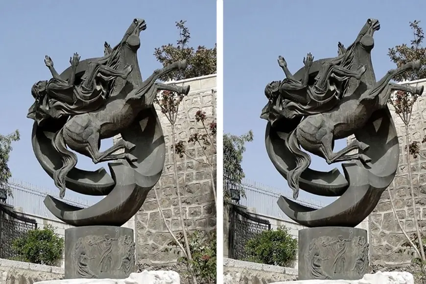 Şam'daki Aziz Paul heykeli çalındı