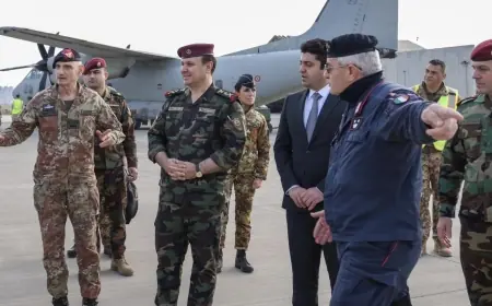 Peşmerge ve İtalya Arasında Askeri İş Birliği Görüşmesi