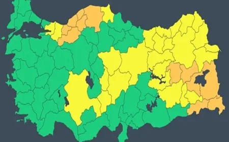 12’si turuncu 38 il için uyarı!