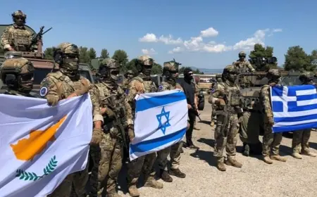 İsrail Ordusu: Yunanistan ve Kıbrıs'la Üçlü Askeri Plan İmzaladı