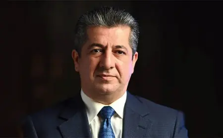 Mesrûr Barzanî pîrozbahiyê li Ferhad Etrûşî dike