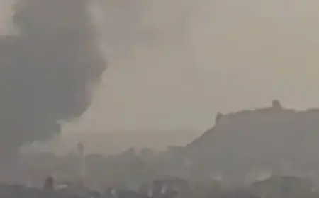 Halep Kalesine Hava Saldırısı