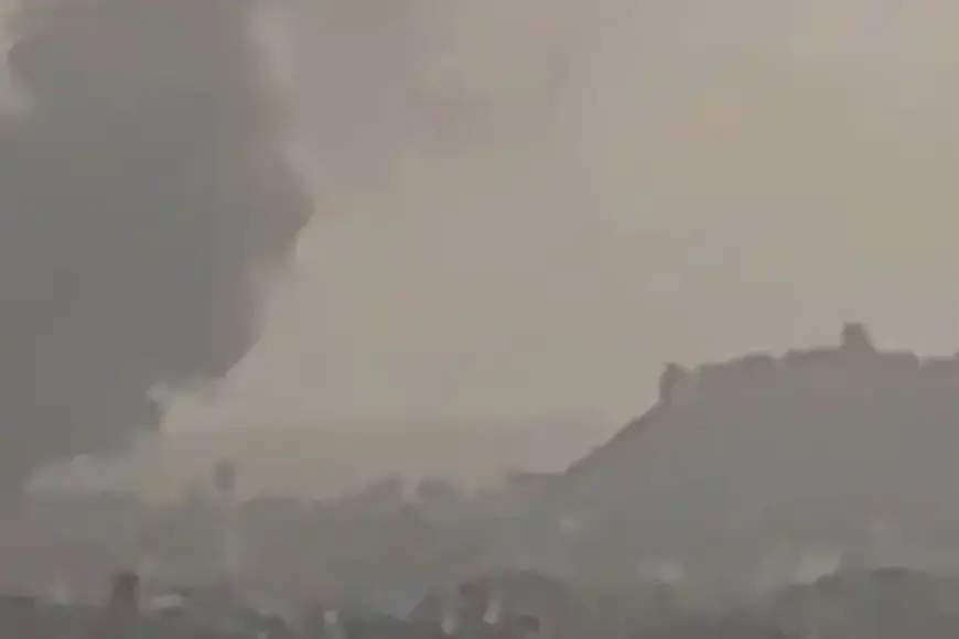 Halep Kalesine Hava Saldırısı