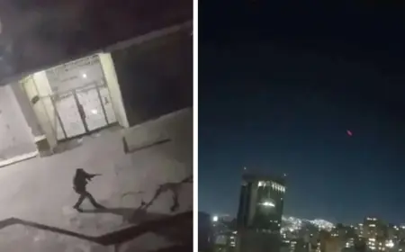 Venezuela'da başkanlık sarayı çevresinde silah sesleri duyuldu