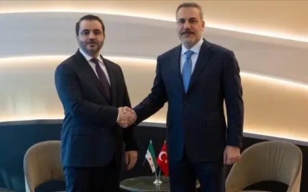 Hakan Fidan Paris'te Şeybani ile görüştü