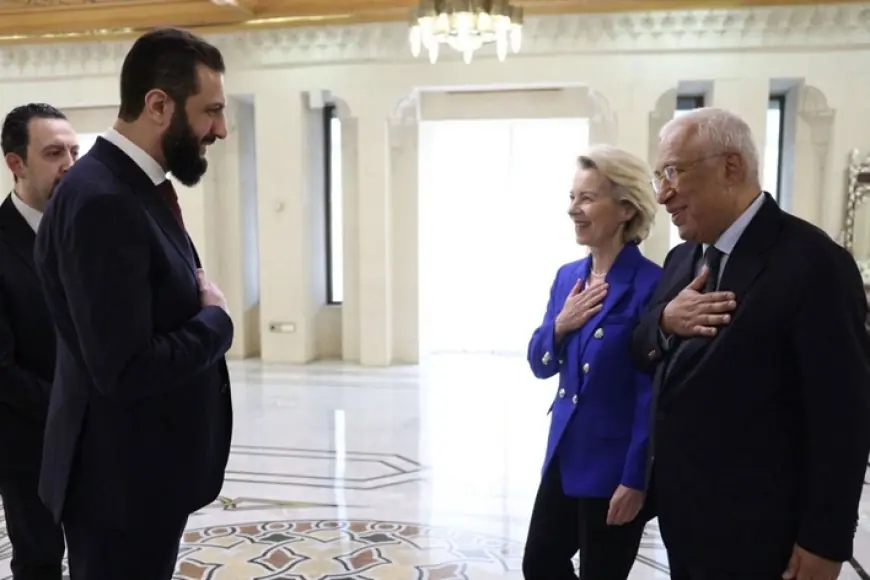 Şara, Avrupa Birliği yetkilileriyle görüştü