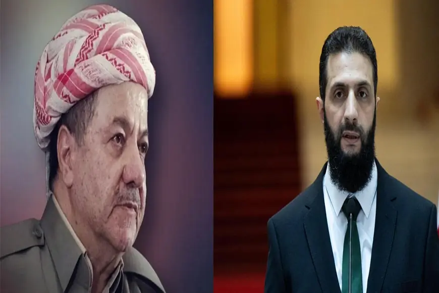 Başkan Barzani ile Ahmed Şara arasında Halep görüşmesi... Şara: Kürtlerin tüm haklarını garanti ediyoruz