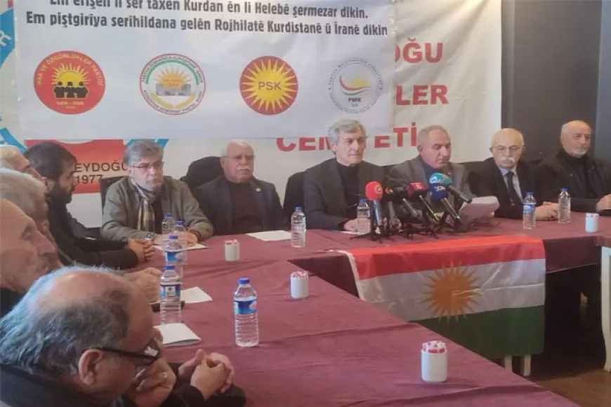 HAK-PAR, PDK-BAKUR, PSK ve PWK’den Halep ve Rojhilat açıklaması