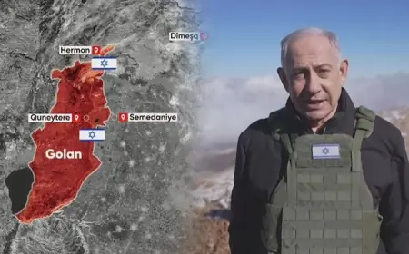 Netanyahu Hermon Dağı’nda: 'Suriye’nin güneyinden çekilmiyoruz'