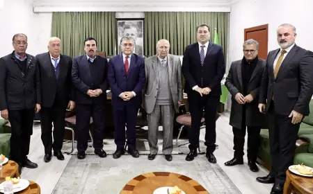 PWK Heyeti Süleymaniye’de YNK Dış İlişkiler Ofisi’ni Ziyaret Etti