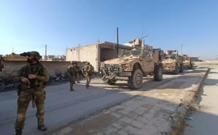 Uluslararası koalisyon ile DSG konvoyu Deyr Hafir'de