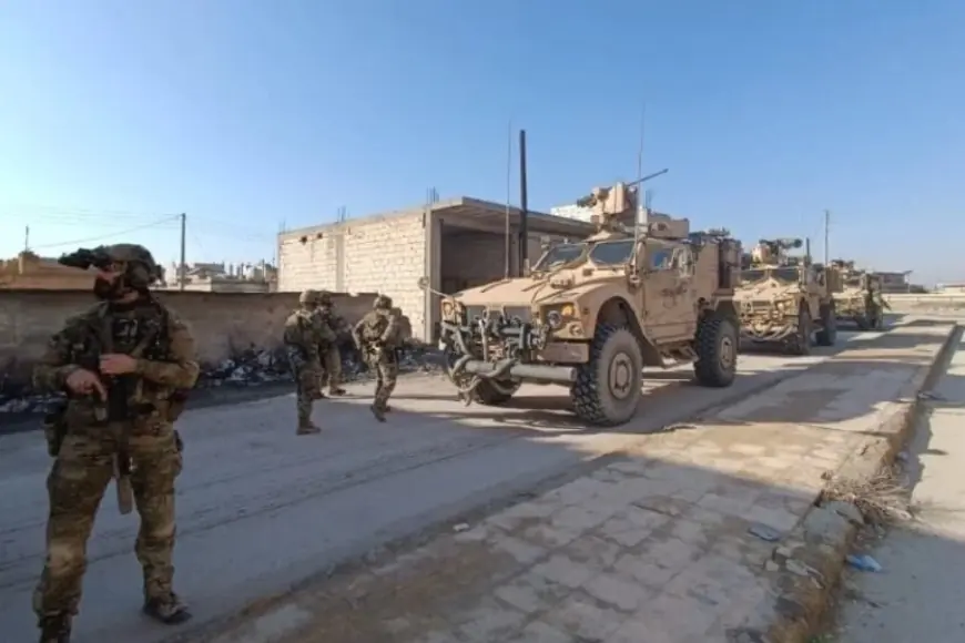 Uluslararası koalisyon ile DSG konvoyu Deyr Hafir'de