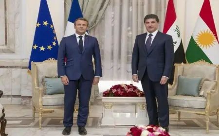 Neçirvan Barzani, Macron ile Suriye’yi Görüştü