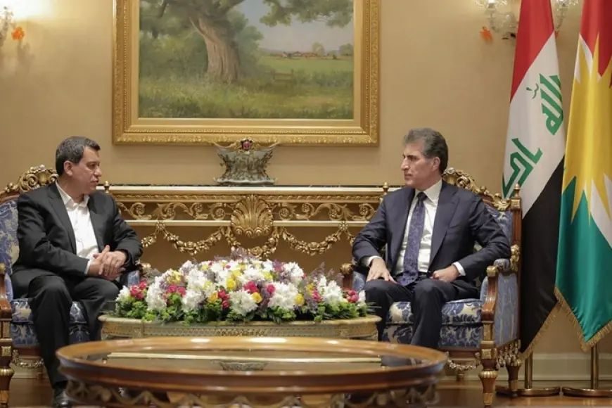 Neçirvan Barzani ile Mazlum Abdi bir araya geldi