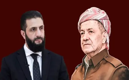 Ahmed Şara ile Mesud Barzani arasında telefon görüşmesi