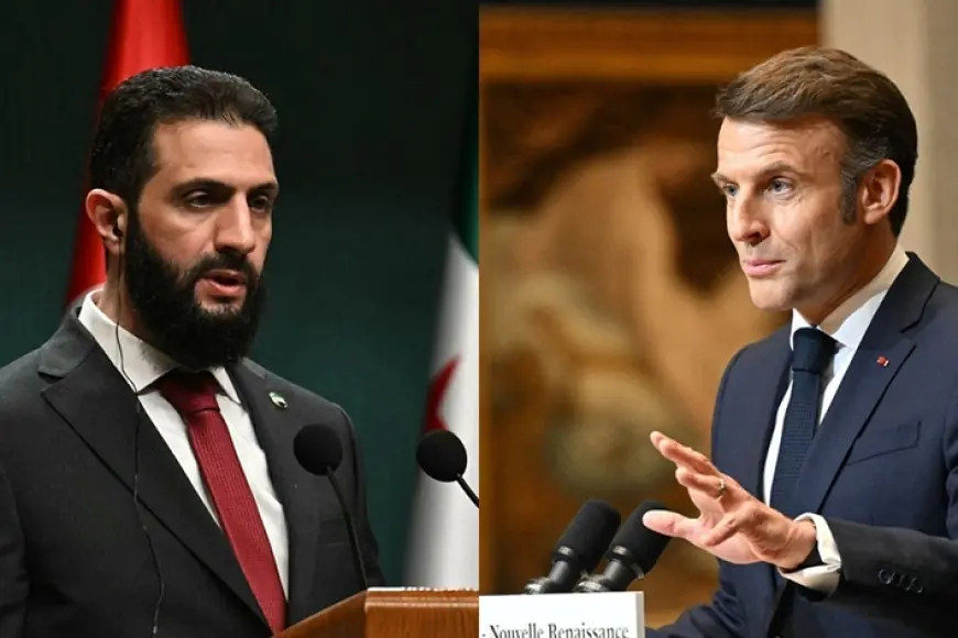 Macron’dan Ahmed Şara’ya 'Ateşkes ve DSG Entegrasyonu' Çağrısı