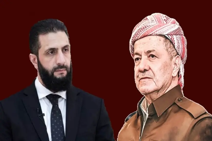 Ahmed Şara ile Mesud Barzani arasında telefon görüşmesi