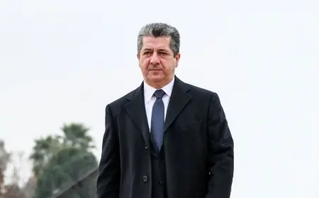 Mesrur Barzani Davos'a hareket etti