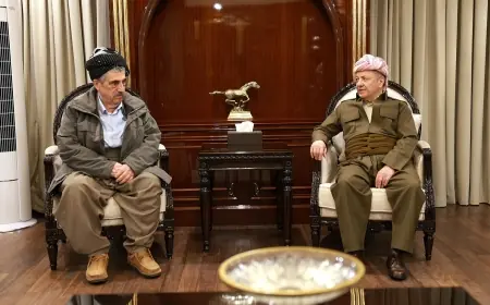 Başkan Barzani, KSDP lideri Muhammed Hacı Mahmud ile görüştü